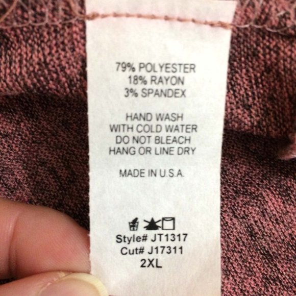 JJ Perfection‎ Pink Long Open Front Cardigan, 2XL - Picture 7 of 7